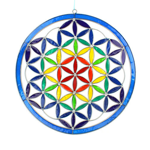 Giant Flower of Life Suncatcher-Home Décor-Siesta Crafts