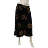 Black Sun Button Skirt