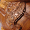 Carved Elephant Bench