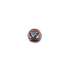 Black Zig Zag Ball Bead