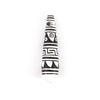 Black and White Pattern Tear Drop Bead