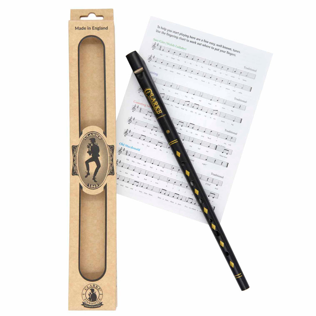 The Original Clarke Tinwhistle D - Black