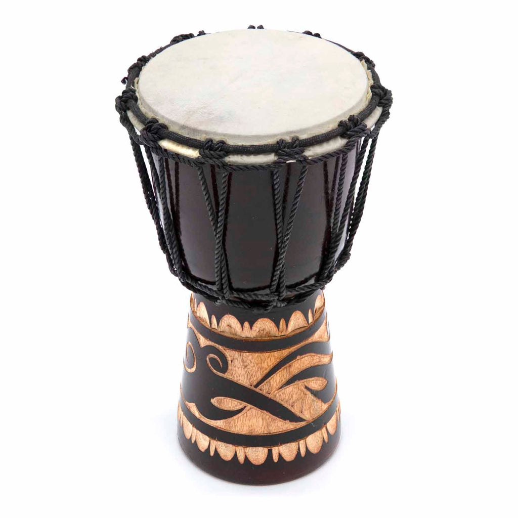 25cm Carved Djembe