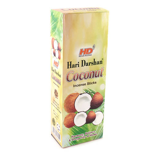 Coconut Hexagon Incense-Stick Incense-Siesta Crafts