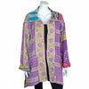 Kantha Reversible Jacket-Coats, Jackets & Ponchos-Siesta Crafts