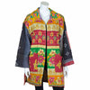 Kantha Reversible Jacket-Coats, Jackets & Ponchos-Siesta Crafts