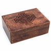 Wooden Box with Celtic Cross