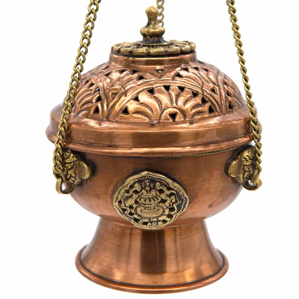 Copper Incense Censer Burner-Incense Holders-Siesta Crafts