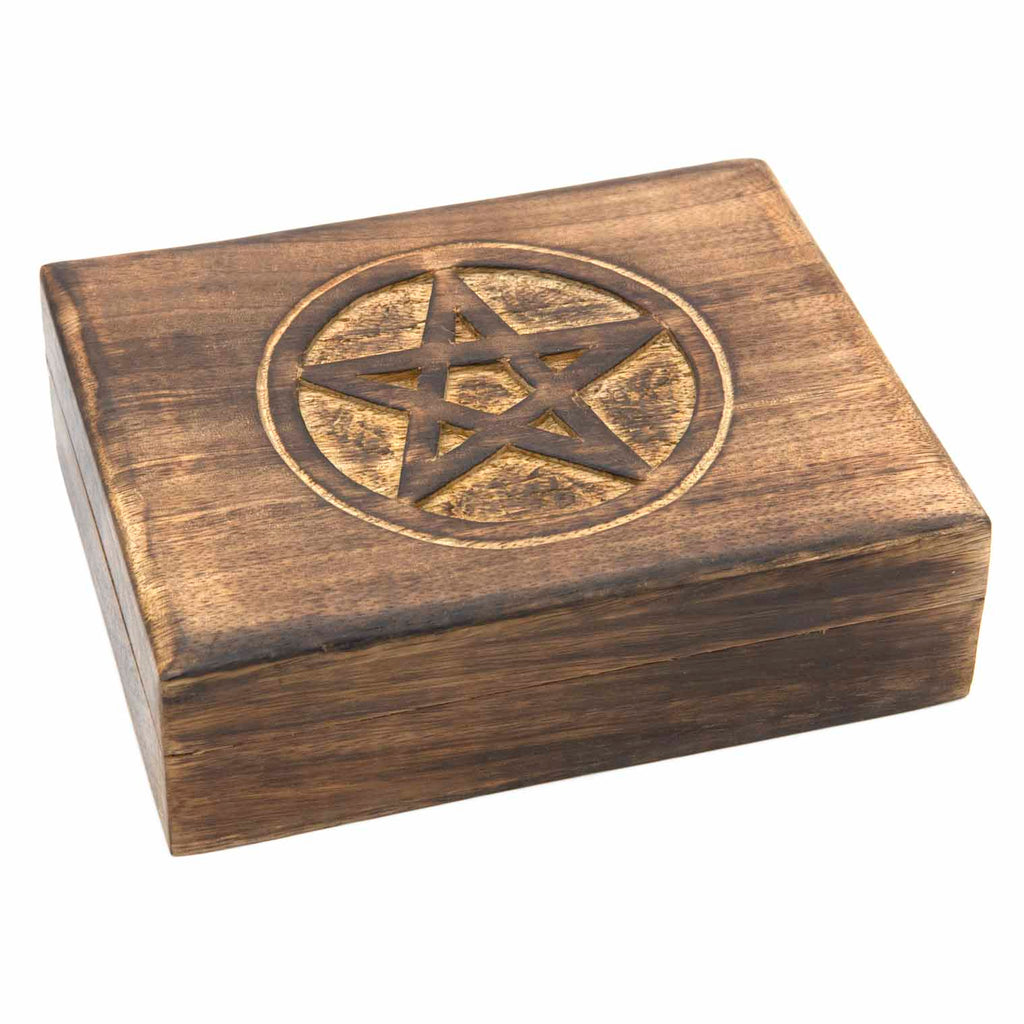 Pentacle Carved Box