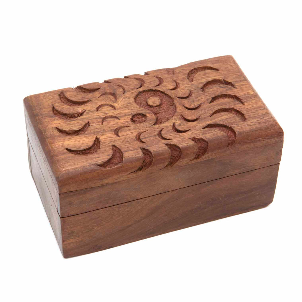 Yin Yang Carved Box