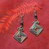 Diamond Spiral Kenyan Earrings