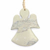 Angel Soapstone Christmas Decoration - Natural