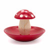 Soapstone Mushroom Trinket Dish