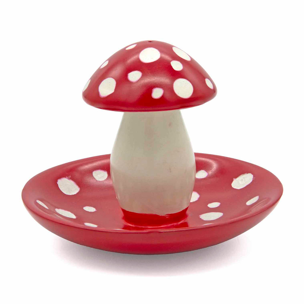 Soapstone Mushroom Incense Holder-Incense Holders-Siesta Crafts