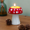 Soapstone Mushroom Tealight Holder