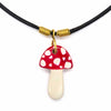 Soapstone Mushroom Pendant Necklace-Necklaces & Pendants-Siesta Crafts