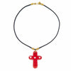 Soapstone Cross Pendant Necklace