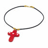 Soapstone Cross Pendant Necklace-Necklaces & Pendants-Siesta Crafts