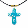 Soapstone Cross Pendant Necklace