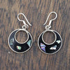 Basilia Black Shell Earrings