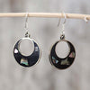 Basilia Black Shell Earrings