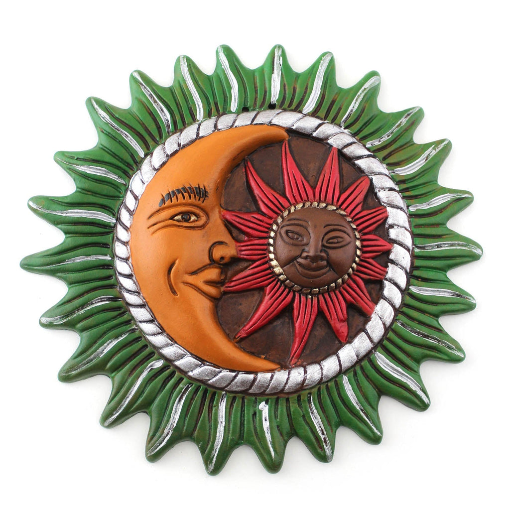 Mexican Sun and Moon Plaque-Home Décor-Siesta Crafts