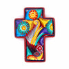 Mexican Painted Bird Block Cross