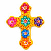 Mexican Painted Magnet Cross-Christianity-Siesta Crafts