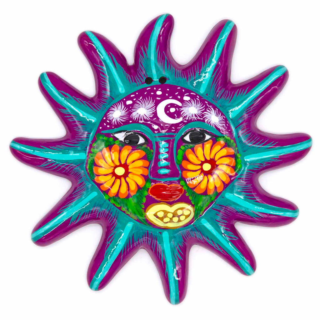 Mexican Painted Sun Small-Home Décor-Siesta Crafts