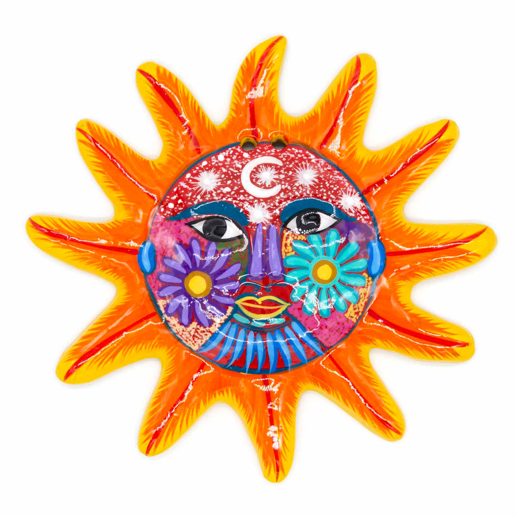 Mexican Painted Sun Small-Home Décor-Siesta Crafts