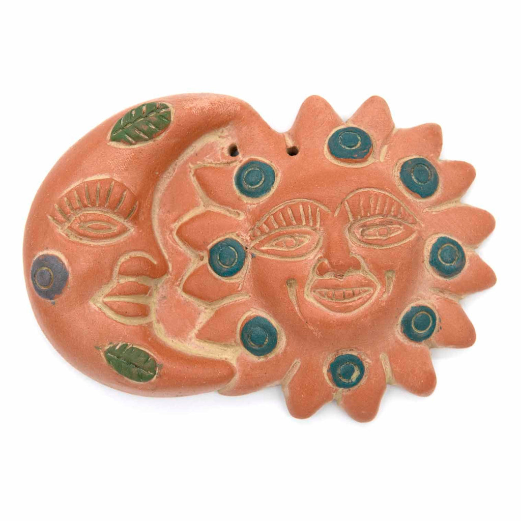 Natural Sun and Moon Plaque-Home Décor-Siesta Crafts