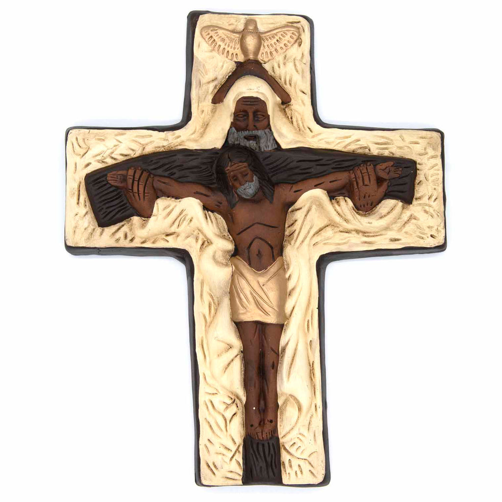 Lifted Saviour Cross - Large-Christianity-Siesta Crafts