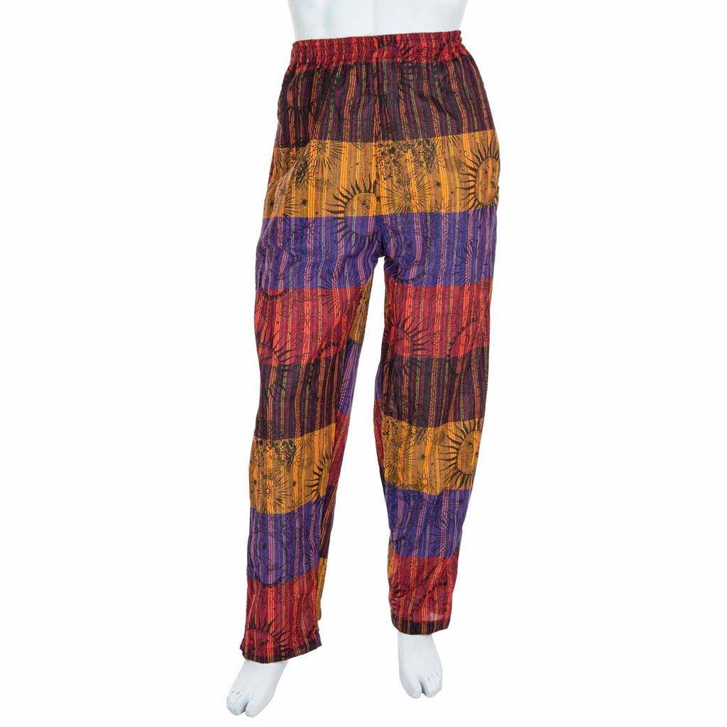 Solar Stripe Straight Trousers