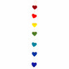 String of Felt Rainbow Hearts-Home Décor-Siesta Crafts