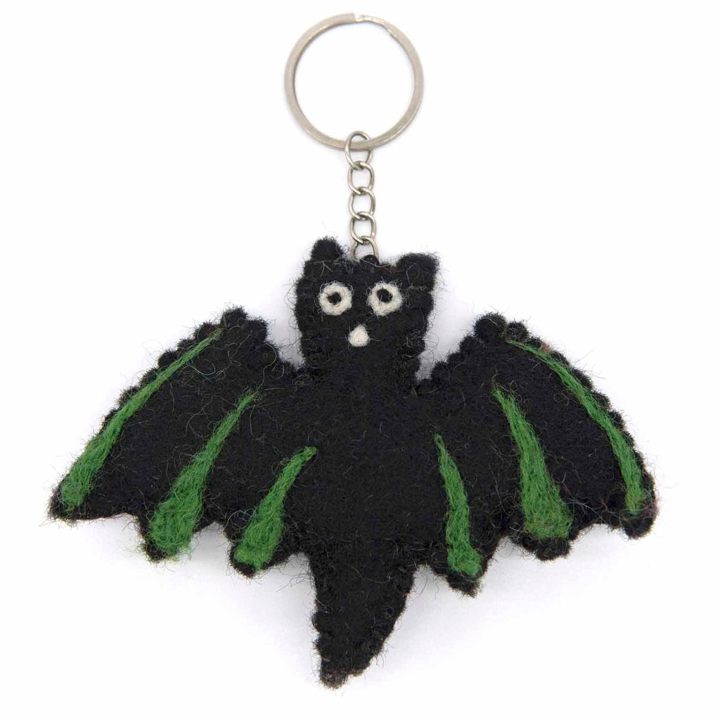 Bat Felt Keyring