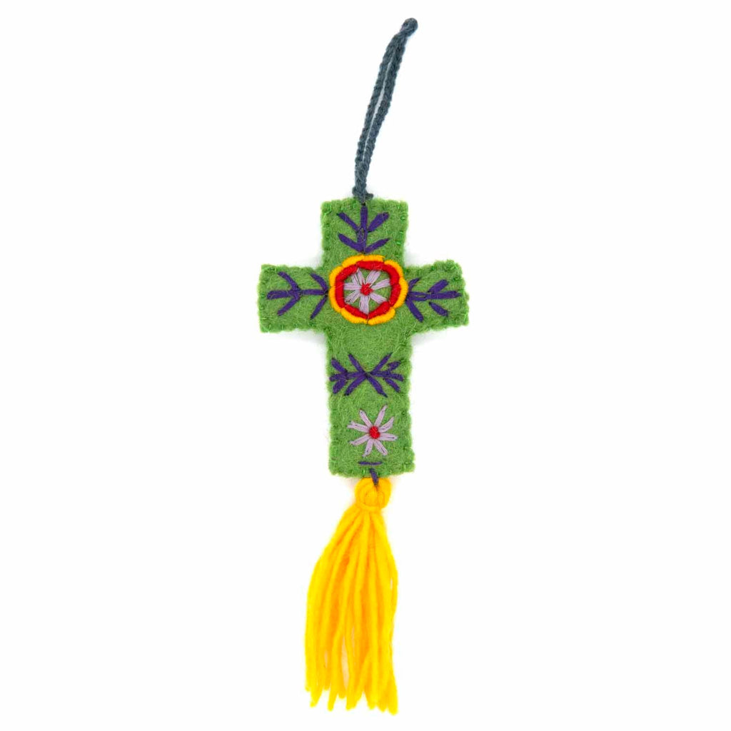 Hanging Felt Cross-Christianity-Siesta Crafts