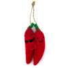 Chilli Pair Felt Hanging Decoration