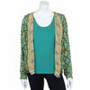 Reversible Recycled Sari Bomber Jacket-Coats, Jackets & Ponchos-Siesta Crafts