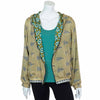 Reversible Recycled Sari Bomber Jacket-Coats, Jackets & Ponchos-Siesta Crafts