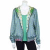 Reversible Recycled Sari Bomber Jacket-Coats, Jackets & Ponchos-Siesta Crafts