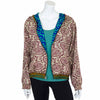 Reversible Recycled Sari Bomber Jacket-Coats, Jackets & Ponchos-Siesta Crafts