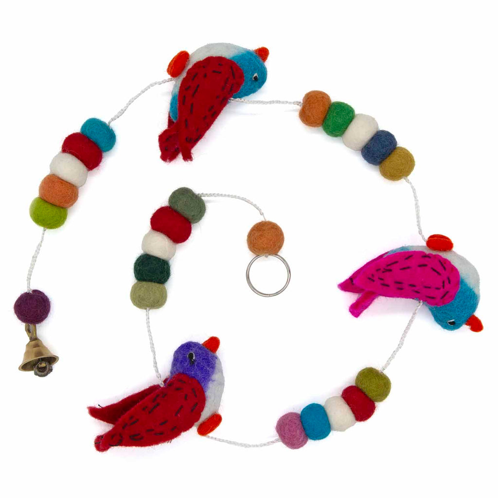 String of Felt Birds-Home Décor-Siesta Crafts