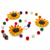 String of Felt Sunflowers-Home Décor-Siesta Crafts