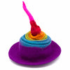 Collapsible Rainbow Witch Felt Hat-Hats-Siesta Crafts