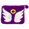 Angel Wings Felt Purse