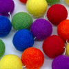 String of Felt Balls