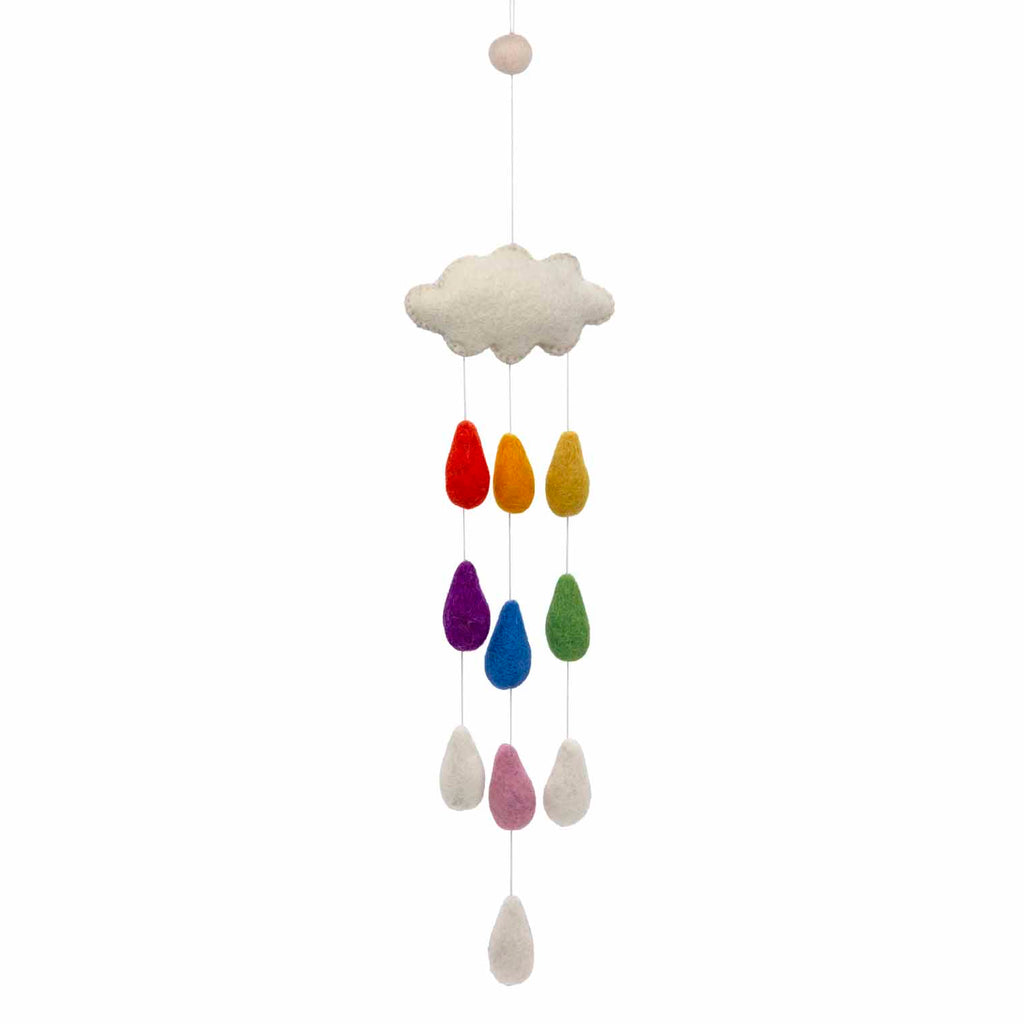 Rainbow Cloud Felt Hanging-Home Décor-Siesta Crafts