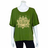 Lotus Yoga Slouch Top-T-Shirts-Siesta Crafts