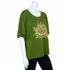 Lotus Yoga Slouch Top-T-Shirts-Siesta Crafts