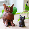 Owl Ceramic Incense Holder-Incense Holders-Siesta Crafts